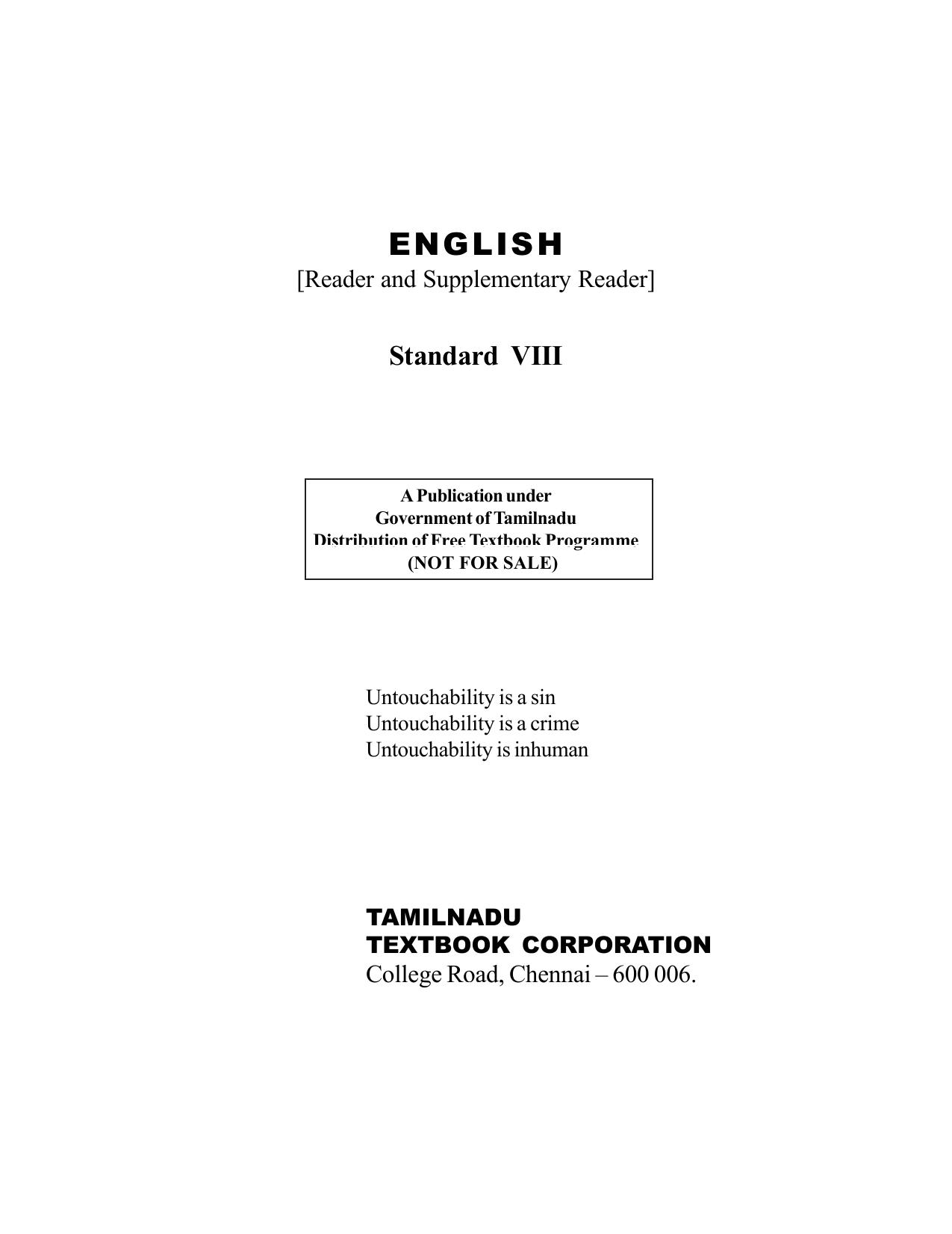 English Coursebook Class 8